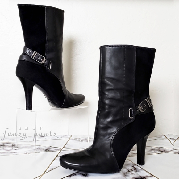 Cole Haan Shoes - Cole Haan High Heel Ankle Boot 8 suede leather